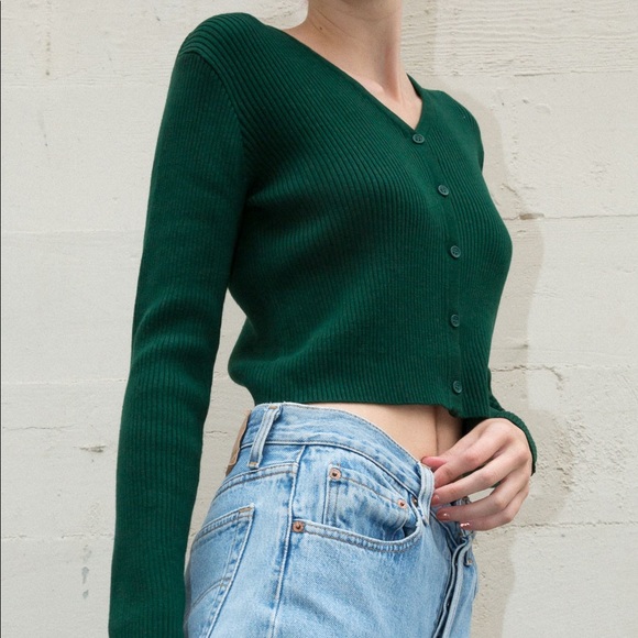 NWT GREEN SHANNON SWEATER - Picture 3 of 3